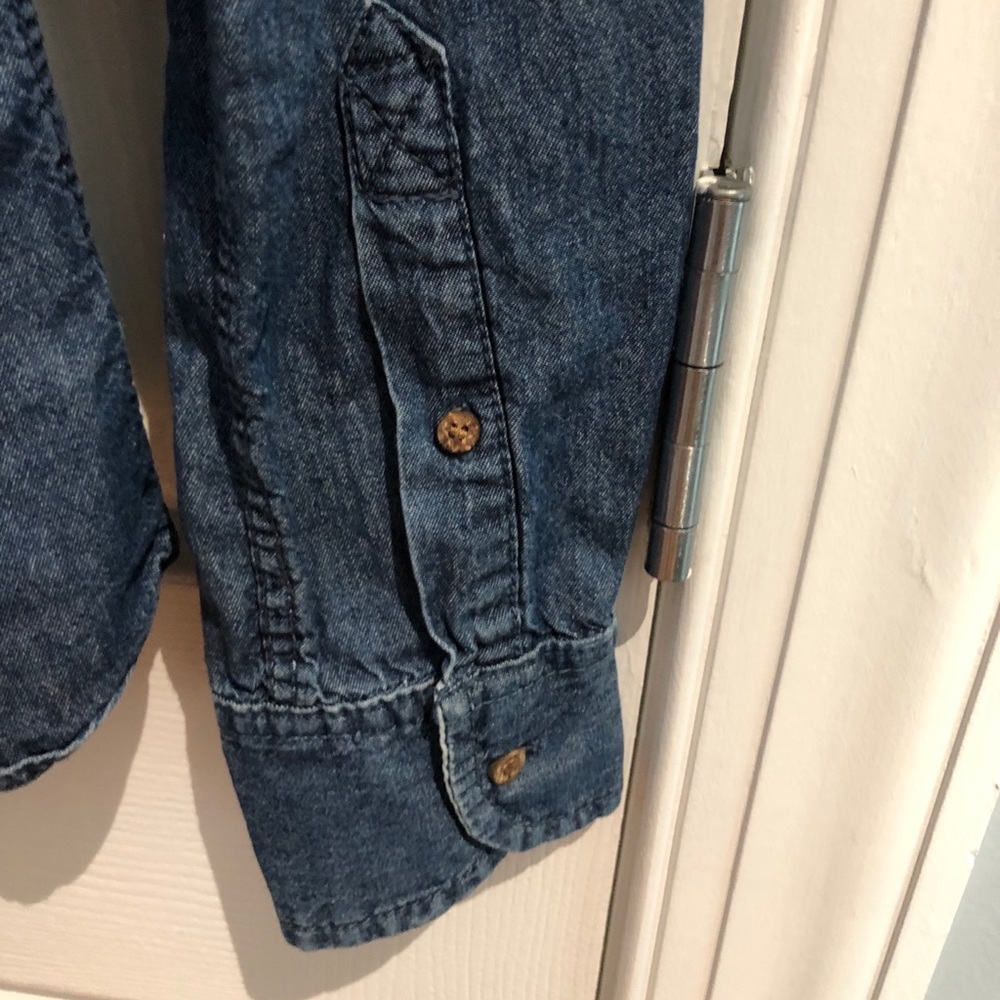 Euc - Pull & Bear Jean Button Down - image 5